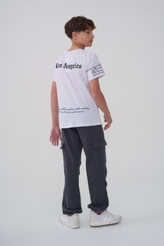 JOGGING CARGO UNISEX RUSTICO PESADO CEMENTO - comprar online