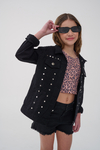 CAMPERA GABARDINA CON TACHITAS