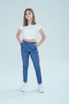 BABUCHA SIMIL JEAN AZUL