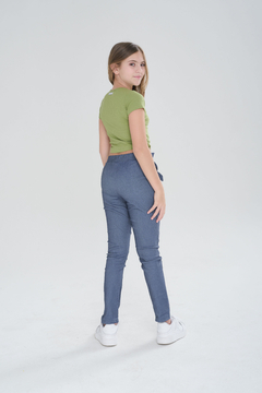 REMERA CON TIRAS PISTACHO - Gimos Tienda Mayorista
