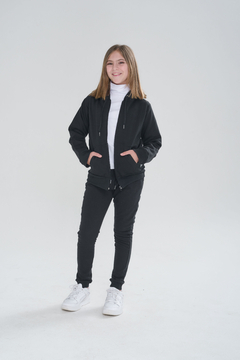 CAMPERA RUSTICO LEAN NEGRA - comprar online