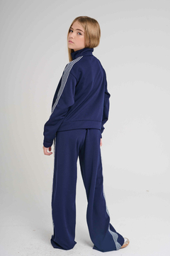 CONJUNTO DEPORTIVO CAMPERA+ PANT AZUL en internet