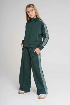 CONJUNTO DEPORTIVO CAMPERA+ PANT VERDE - comprar online