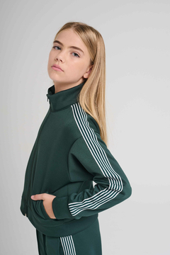 CONJUNTO DEPORTIVO CAMPERA+ PANT VERDE en internet