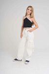 JEAN CARGO NENA BEIGE - comprar online