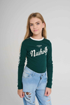 1171- REMERA MORLEY CON TIRA VERDE - comprar online