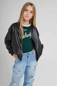 BOMBER ECO CUERO - comprar online