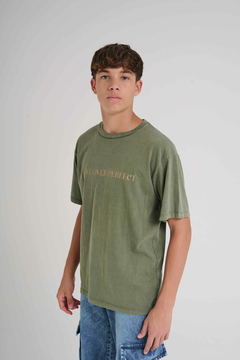 1151- REMERA TEÑIDA VERDE GIAN en internet