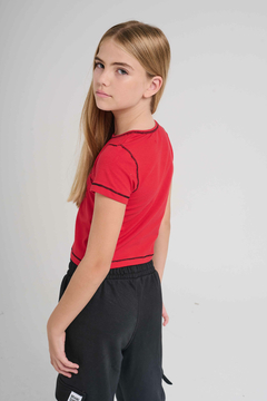 1142- REMERA NEW YORK ALAS ROJO - Gimos Tienda Mayorista