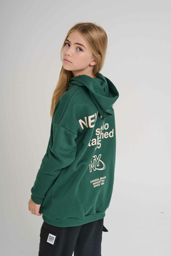 1157- BUZO FRISADO NEW YORK VERDE - tienda online