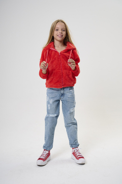 CAMPERA CORDERITO ROJO en internet