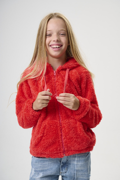 CAMPERA CORDERITO ROJO - comprar online