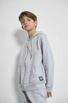 CAMPERA FRISADA MARCO GRIS - comprar online