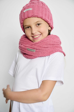 CUELLO DOBLE ROSA