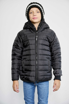 CAMPERA ABRIGADA NEGRA