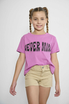 REMERA NEVERMIND ROSA