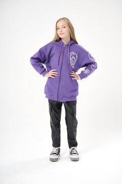 995- CAMPERA ANITA FRISADA CON ESTAMPA - comprar online
