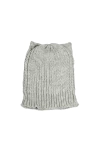 GORRO TEJIDO DE LANA CON CON OREJITAS GRIS