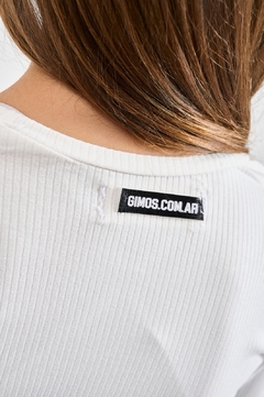 REMERA MANGA LARGA ALANA BLANCO - comprar online