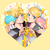 Chaveiro - Kagamines Little twin stars - comprar online