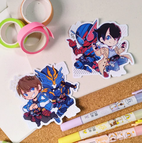 Adesivos - Kamen Rider Build