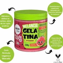 SALON LINE GELATINA ACTIVADORA DE SANDIA 550 G
