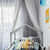 Tenda dossel infantil Belle Cinza