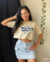 Cropped Oversized Feminino New York
