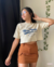 Cropped Oversized Feminino New York - loja online