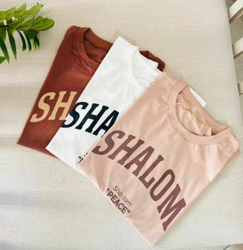 T-Shirt Shalom - comprar online