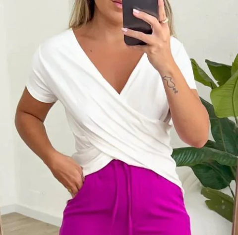 Blusa Helena curta - comprar online