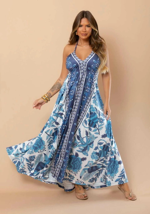 Vestido Bruna Azul