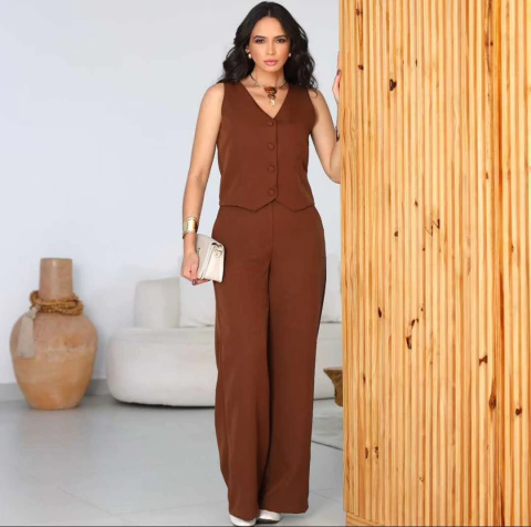 Conjunto Alice Marrom - comprar online