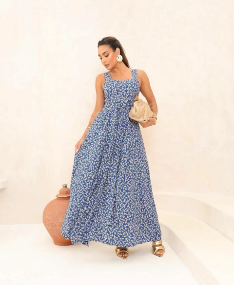 Vestido Estação Azul - comprar online