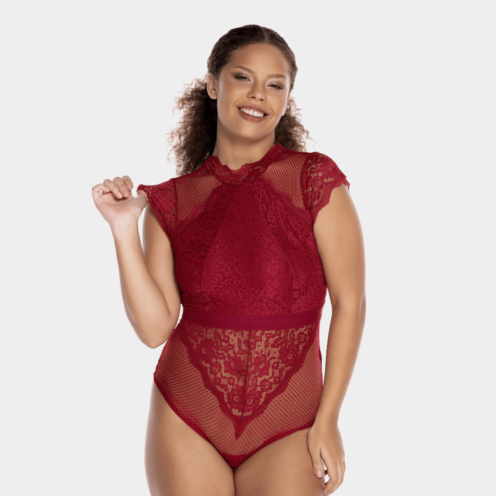Body me Renda e Tule