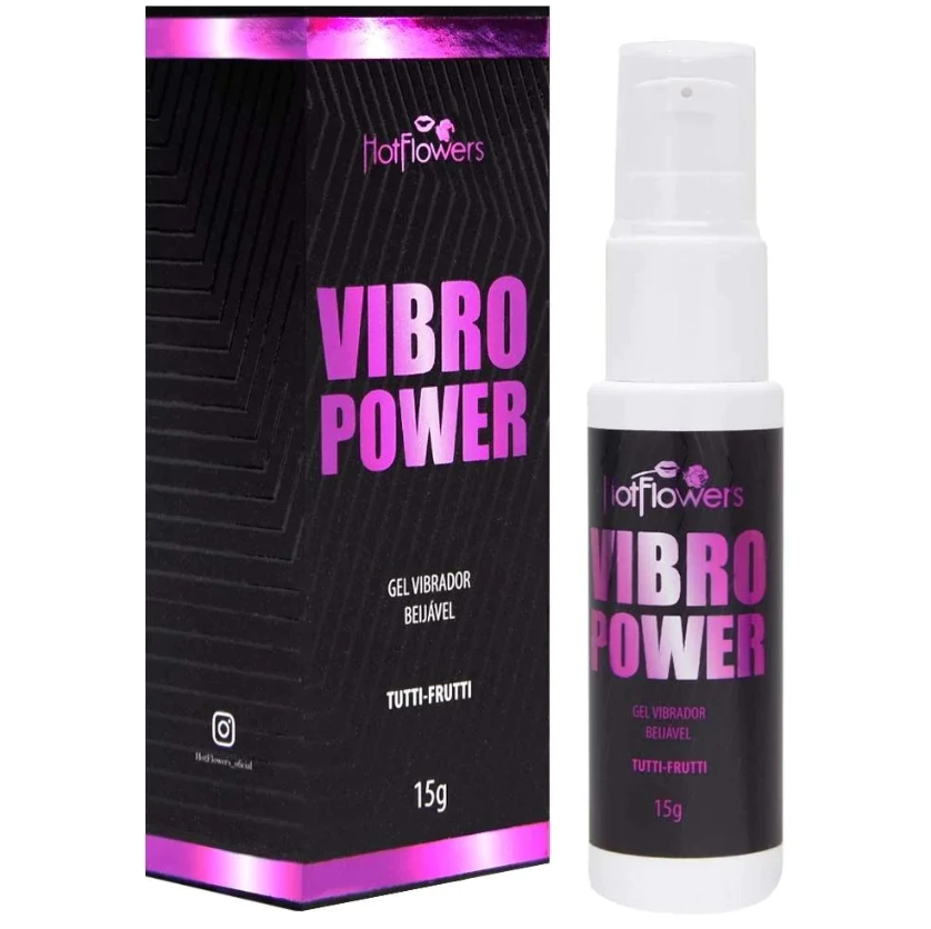 Vibro Power Gel Beijável Tutti-Frutti