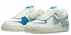 NIKE AIR FORCE 1 SHADOW ' WHITE/ BLUE WHISPER ' na internet