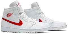 AIR JORDAN 1 MID ' WHITE UNIVERSITY RED ' - comprar online