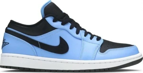 AIR JORDAN 1 LOW ' UNIVERSITY BLUE BLACK '