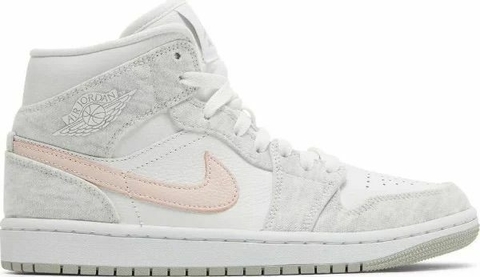 TÊNIS NIKE AIR JORDAN 1 MID SE LIGHT IRON ORE