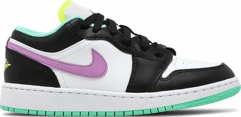 AIR JORDAN 1 LOW GS WHITE VIOLET SHOCK