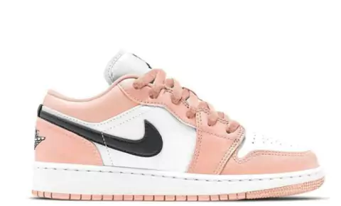 AIR JORDAN 1 LOW GS LIGHT ARCTIC PINK