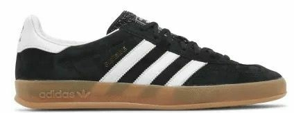 GAZELLE INDOOR ' BLACK WHITE GUM '