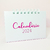 Calendário de Mesa A6 | Personalizado Base Rígida na internet