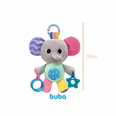 Kit Bubazoo Elefante Pelúcia Treme-treme e Mola Atividades - 4Best Play - e-commerce de brinquedos infantis