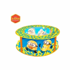 Piscina de Bolinhas Minions com 100 Bolinhas Coloridas - 4Best Play - e-commerce de brinquedos infantis