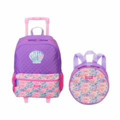 Kit Mochila de Rodinha e Lacheira M Plus Sereia 2 - Sestini na internet