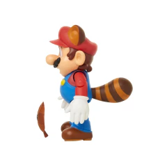 Boneco Super Mario Bros Articulado Mario Guaxinim 10cm - 4Best Play - e-commerce de brinquedos infantis