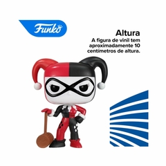 Boneco Funko Pop! DC Harley Quinn with Mallet Arlequina - 4Best Play - e-commerce de brinquedos infantis