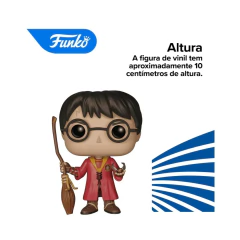 Boneco Funko Pop! Harry Potter Harry no Quadribol - 4Best Play - e-commerce de brinquedos infantis